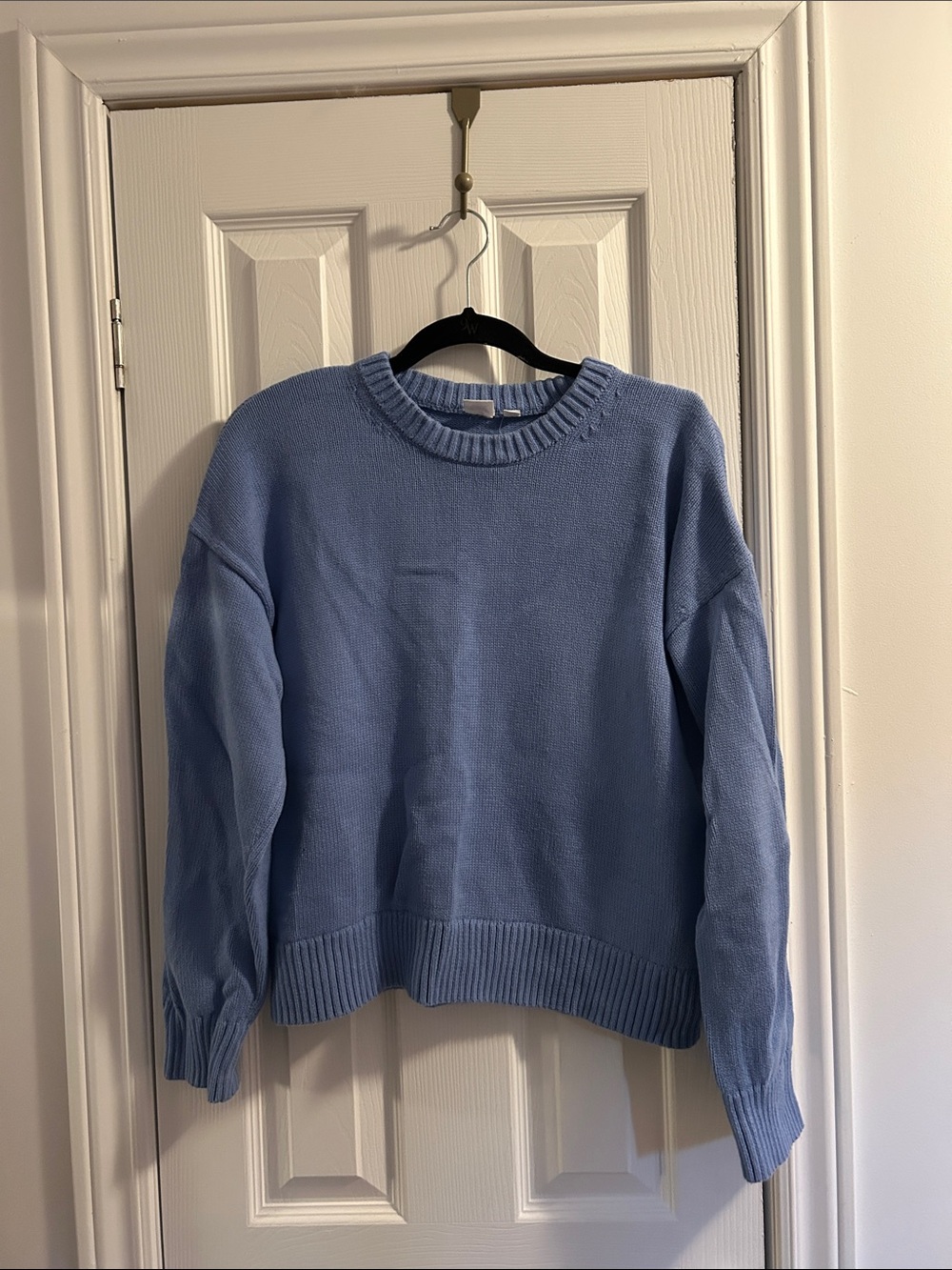 GAP Women's Light Blue Crewneck Sweater